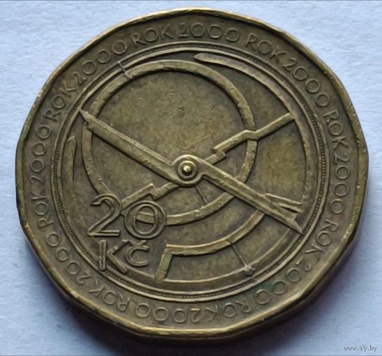 Чехия. 20 крон 2000 года.
