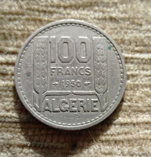 Werty71 Алжир 100 франков 1950