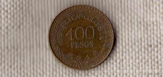 Колумбия 100 песо 2012