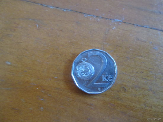 2 кроны 2003 года.Чехия.