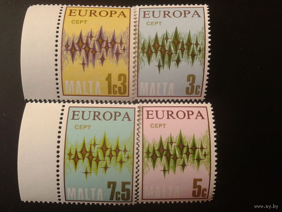 Мальта 1972 Европа