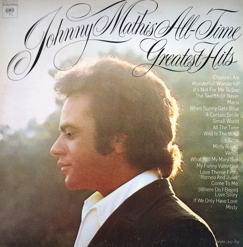 JOHNNY MATHIS /Greatest Hits/1972, CBS, 2LP, NM, USA