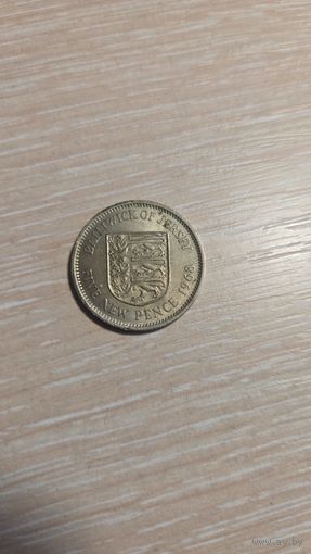 10 пенсов 1968 Джерси