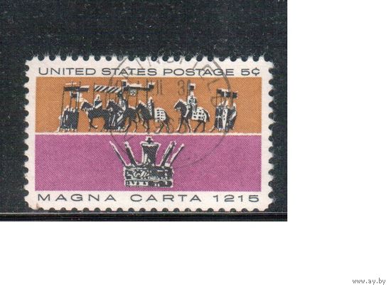 США-1965, (Мих.881) , гаш. , Корона, Армия Короля (одиночка)