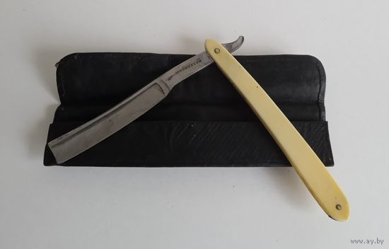 Опасная старинная бритва WARBURTON (кость, вторая половина 18 в., Англия)