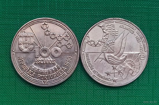 Португалия 100 эскудо 1990 Золотой век открытий - Астронавигация