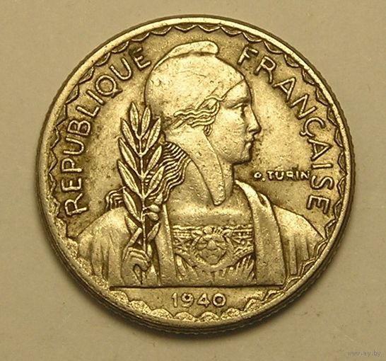 Франц. Индокитай 10 Цент 1940