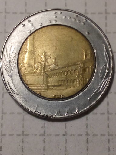 500 лир Италия 1988 год