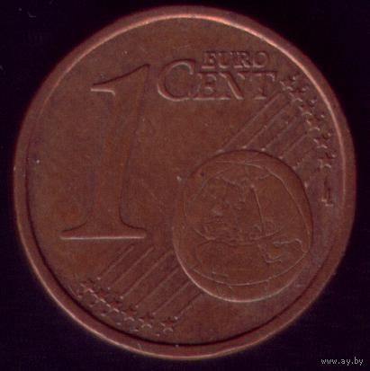 1 евроцент 2002 год Италия