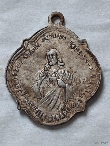 Медальон католический большой, Al.