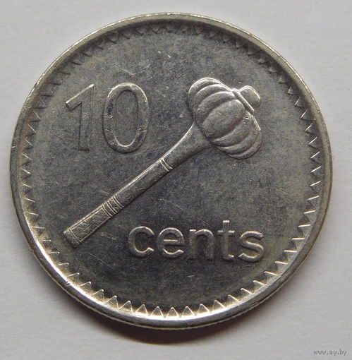 Фиджи 10 центов 2010 г