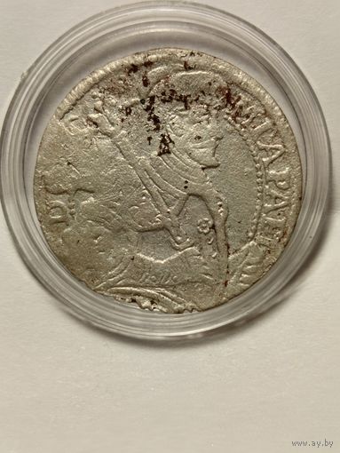 12 Kreuzers- Michael 1 Apafi. Трансильвания 1673 год.