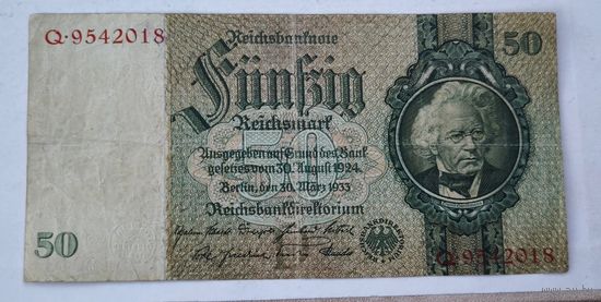 1924 год Германия 50 марок