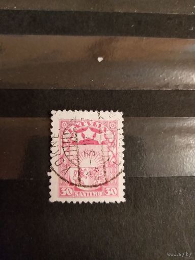1926 Латвия герб зуб 11 1/2 на 10 (2-14)