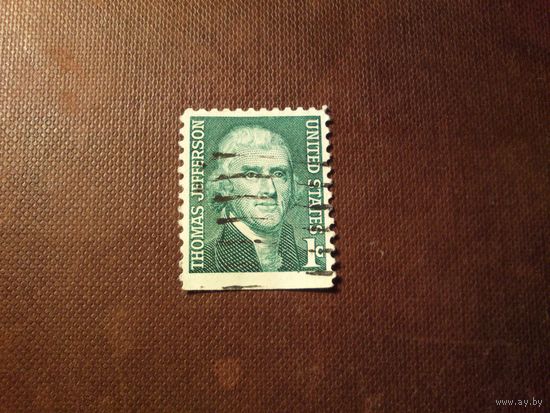 США 1968 г.Томас Джефферсон (1743-1826), третий президент США./24а/