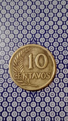 Перу 10 сентаво 1963