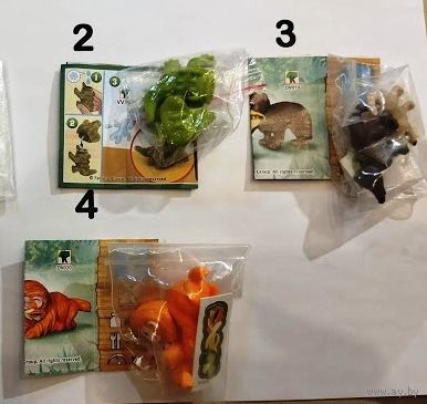 Фигурки киндер. Игрушки разных серий, Лот 6