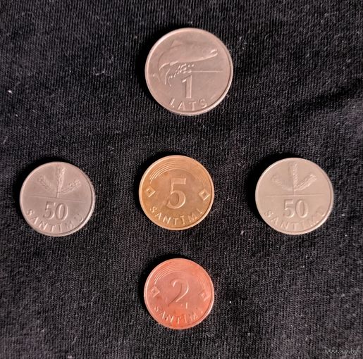 Латвия 1992 Latvia монеты