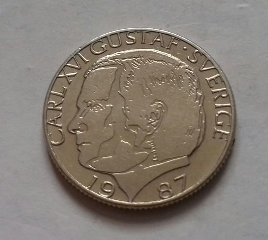 1 крона, Швеция 1987 г.