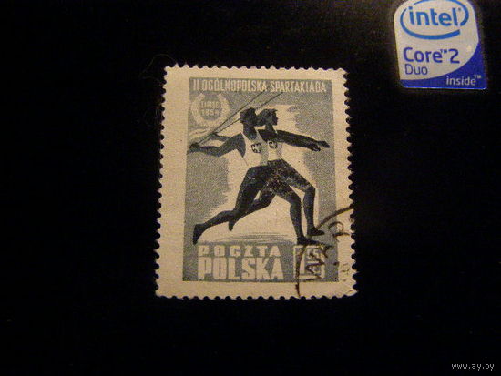 Польша 1954 Спорт Спартакиада 852