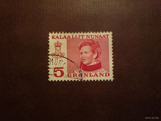 Гренландия  1978 г.Маргрете II-королева Дании./33а/