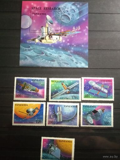 Танзания 1994 г. Космос.