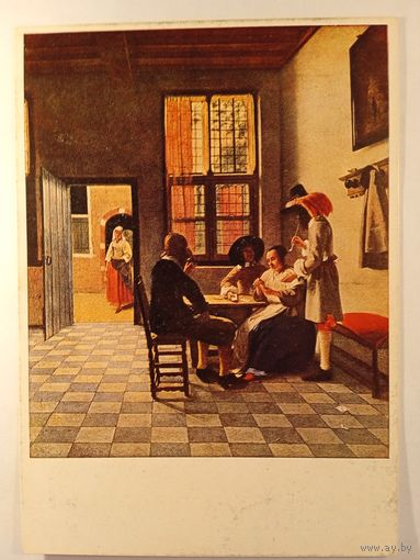 Карты. Хох. Игроки в карты. Издание Германии