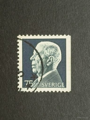 Швеция 1972. Король Густав VI Адольф