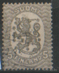 Финл. Республика. 1918.Стандарт. 5м. ЧиСт.