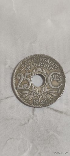 Франция 25 сантимов 1925