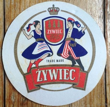 Подставка под пиво Zywiec, No 3