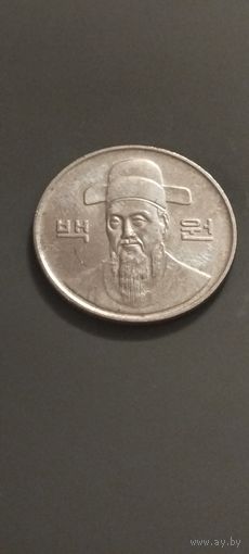 Южная Корея 100 вон 1991г.