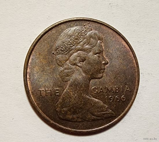 Гамбия 1 пенни, 1966