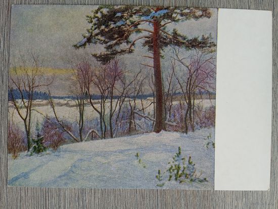 1954. Кишкин. Морозные сумерки