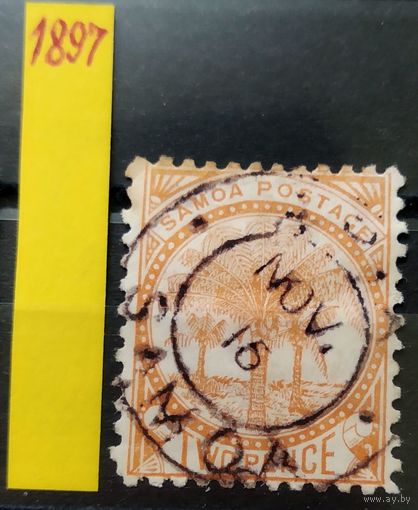SAMOA САМОА\122в\Пальмы  мих10в 1897