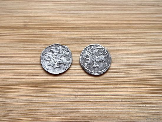 Два денария Александра Ягеллончика Буква А