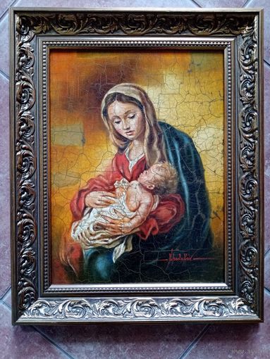 Ходюков А. "Мадонна", х.м. 40х30см