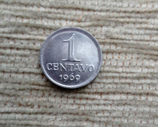 Werty71 Бразилия 1 сентаво 1969