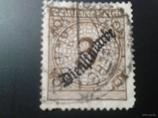 Германия 1923 надпечатка