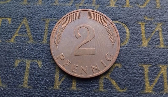 2 пфеннига 1994 (J) Германия ФРГ #04