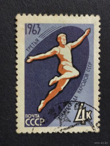 1963 СССР. Третья спартакиада народов СССР. Легкая атлетика, прыжки в длину