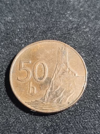Словакия 50 геллеров 2006
