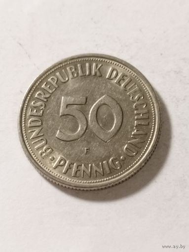 Германия 50 пфенинг 1950 F