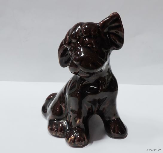 Статуэтка "Собака" 70-е годы Европа. Керамика. Высота 11.3 см.