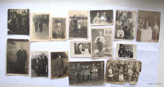 Все лоты с рубля.Фотографии белорусского эмигранта 30-40-е г.г.