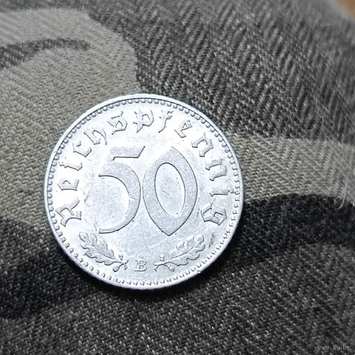 50 рейхспфеннигов(1943г.)   (В).