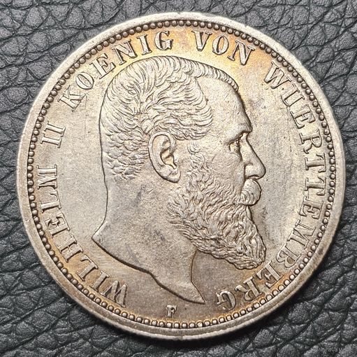 2 марки Вюнтерберг UNC, патина, штемпельная