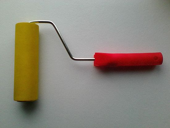 Ролик с Плотной Резины - Ширина 15 см.