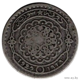 ГОСУДАРСТВО СИРИЯ (ФРАНЦУЗСКИЙ МАНДАТ В СИРИИ И ЛИВАНЕ). 10 ПИАСТРОВ 1929. СЕРЕБРО. РЕДКАЯ