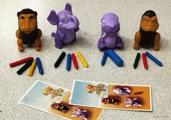 Животные - Контейнеры для рисования.. Серия, 1993г